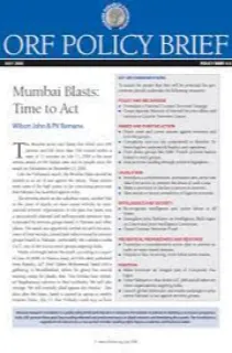 Mumbai Blasts: Time to Act