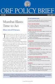 Mumbai Blasts: Time to Act  