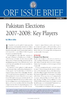 Pakistan Elections 2007-2008: Key Players