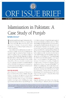 Islamisation in Pakistan: A Case Study of Punjab  