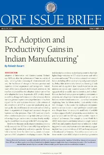 ICT Adoption and Productivity Gains in Indian Manufacturing  