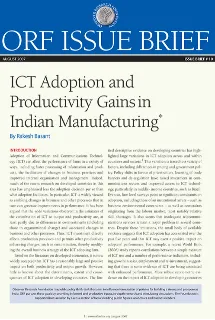 ICT Adoption and Productivity Gains in Indian Manufacturing