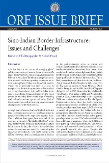 Sino-Indian Border Infrastructure: Issues and Challenges  