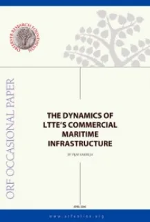 The Dynamics of LTTE’S Commercial Maritime Infrastructure