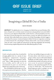 Imagining a global IR out of India  