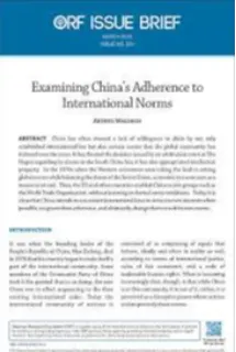 Examining China’s adherence to international norms  