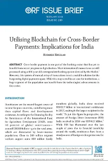 Utilising blockchain for cross-border payments: Implications for India  
