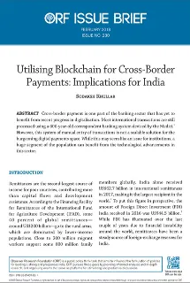 Utilising blockchain for cross-border payments: Implications for India