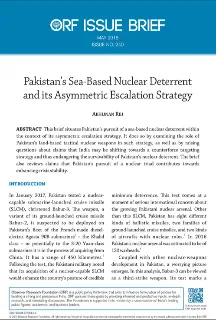 Pakistan’s sea-based nuclear deterrent and its asymmetric escalation strategy