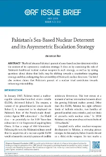 Pakistan’s sea-based nuclear deterrent and its asymmetric escalation strategy  