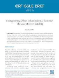 Strengthening urban India’s informal economy: The case of street vending