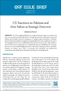 US sanctions on Pakistan and their failure as strategic deterrent  