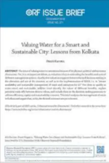 Valuing water for a smart and sustainable city: Lessons from Kolkata