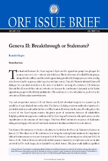 Geneva II: Breakthrough or Stalemate?