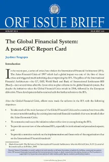 The Global Financial System: A post-GFC Report Card  