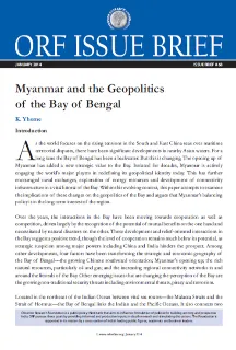 Myanmar and the Geopolitics of the Bay of Bengal  