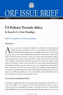 US Policies Towards Africa: In Search of a New Paradigm