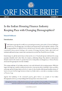 Is the Indian Housing Finance Industry Keeping Pace with Changing Demographics?