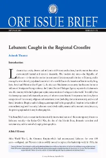 Lebanon: Caught in the Regional Crossfire  