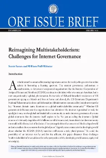 Reimagining Multistakeholderism: Challenges for Internet Governance