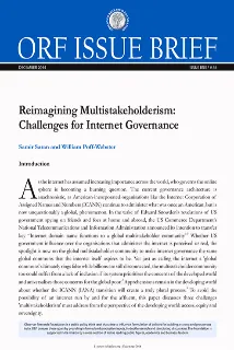 Reimagining Multistakeholderism: Challenges for Internet Governance  