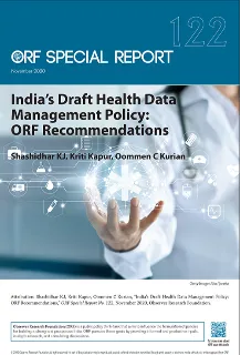 India’s Draft Health Data Management Policy: ORF Recommendations  