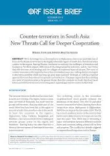 Counter-terrorism in South Asia: New Threats Call for Deeper Cooperation