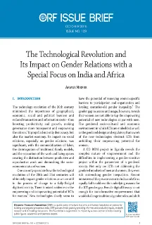 The Technological Revolution and Its Impact on Gender Relations with a Special Focus on India and Africa  