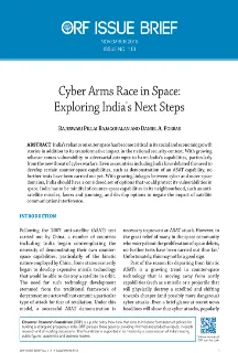 Cyber Arms Race in Space: Exploring India’s  
