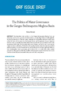 The Politics of Water Governance in the Ganges-Brahmaputra-Meghna Basin  