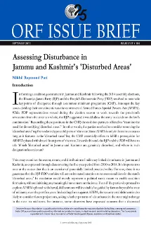 Assessing Disturbance in Jammu and Kashmir’s Disturbed Areas  