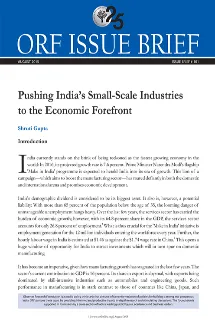 Pushing India’s Small-Scale Industries to the Economic Forefront  