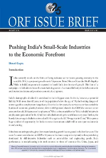 Pushing India’s Small-Scale Industries to the Economic Forefront