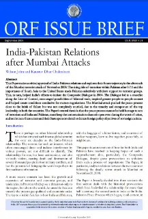 India-Pakistan Relations after Mumbai Attacks