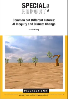 Common but Different Futures: AI Inequity and Climate Change  