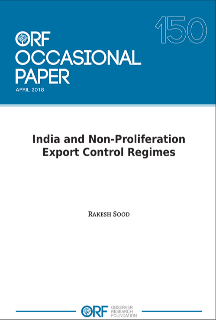 India and non-proliferation export control regimes  