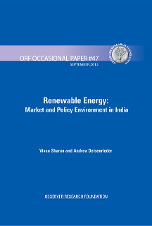 Renewable Energy: Market and Policy Environment in India