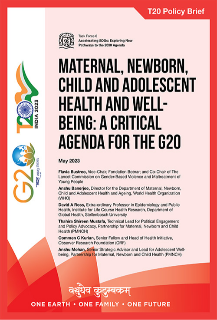 Maternal, Newborn, Child and Adolescent Health and Well-Being: A Critical Agenda for the G20