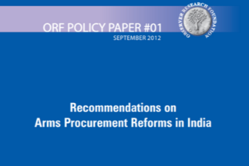 Recommendations on Arms Procurement Reforms in India