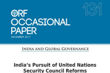 India’s pursuit of United Nations Security Council reforms  