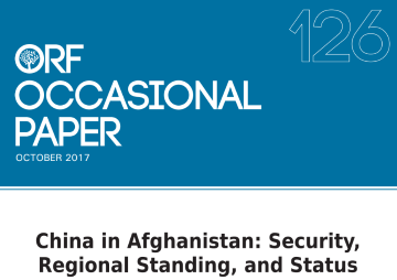 China in Afghanistan: Security, regional standing, and status  