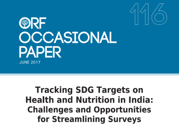 Tracking SDG targets on health and nutrition: Challenges and opportunities for streamlining surveys  