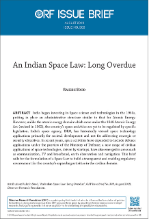 An Indian space law: Long overdue  