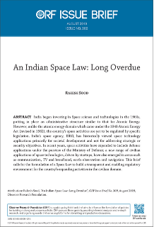 An Indian space law: Long overdue