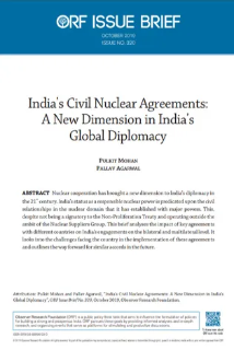 India’s civil nuclear agreements: A new dimension in India’s global diplomacy