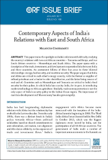 Contemporary aspects of India’s relations with East and South Africa