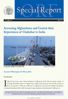 Accessing Afghanistan and Central Asia:Importance of Chabahar to India  