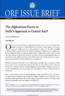 The Afghanistan Factor in India’s Approach to Central Asia