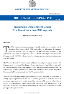 Sustainable Development Goals: The Quest for a Post-2015 Agenda