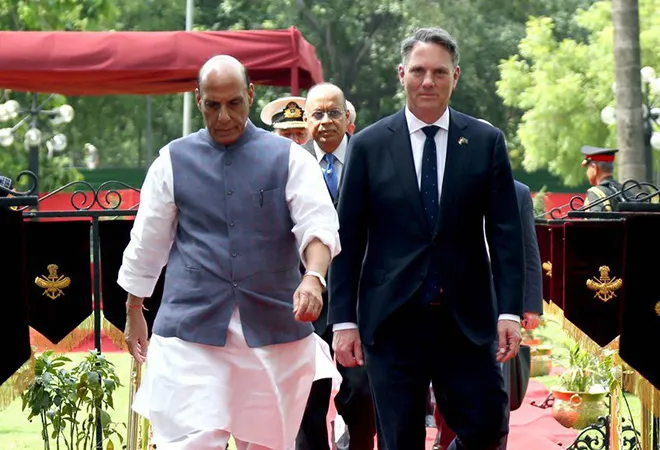 Australian Defense Minister’s India Trip: A Sign of Growing Defense Ties